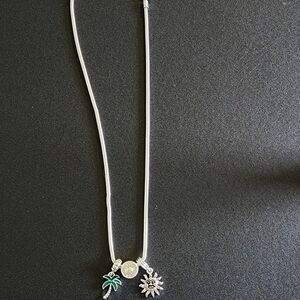 Fashion chain necklace with charms